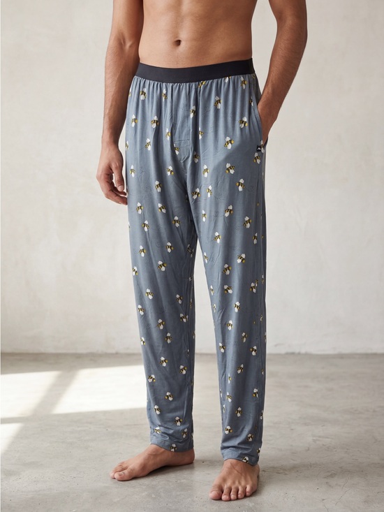 MeUndies Other - Me Undies gray Bee print Comfortable Lounge pajama Pants pockets Flexible